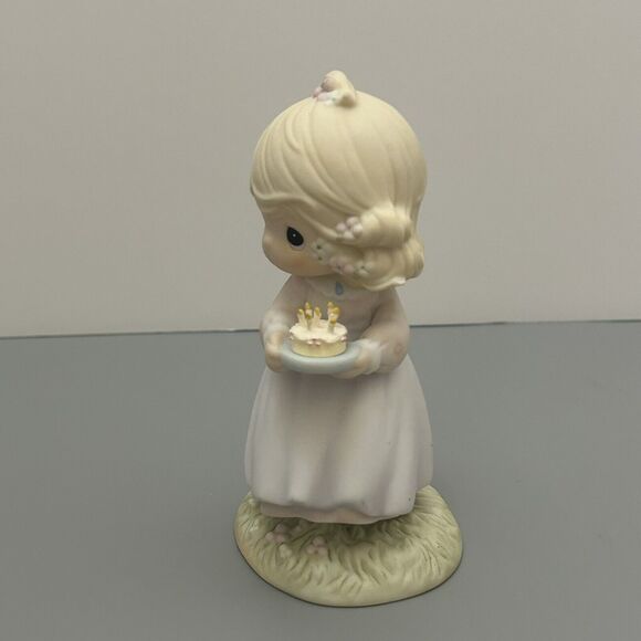 Precious Moments May Your Birthday Be a Blessing Figure Enesco VTG 1990  NO BOX - Picture 2 of 6